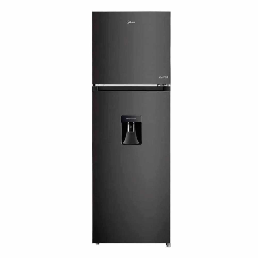 Refrigerador Midea MDRT385MTR28PEW, No Frost, Inverter, 263L, con Multi-Air Flow, y Active C-Fresh, negro